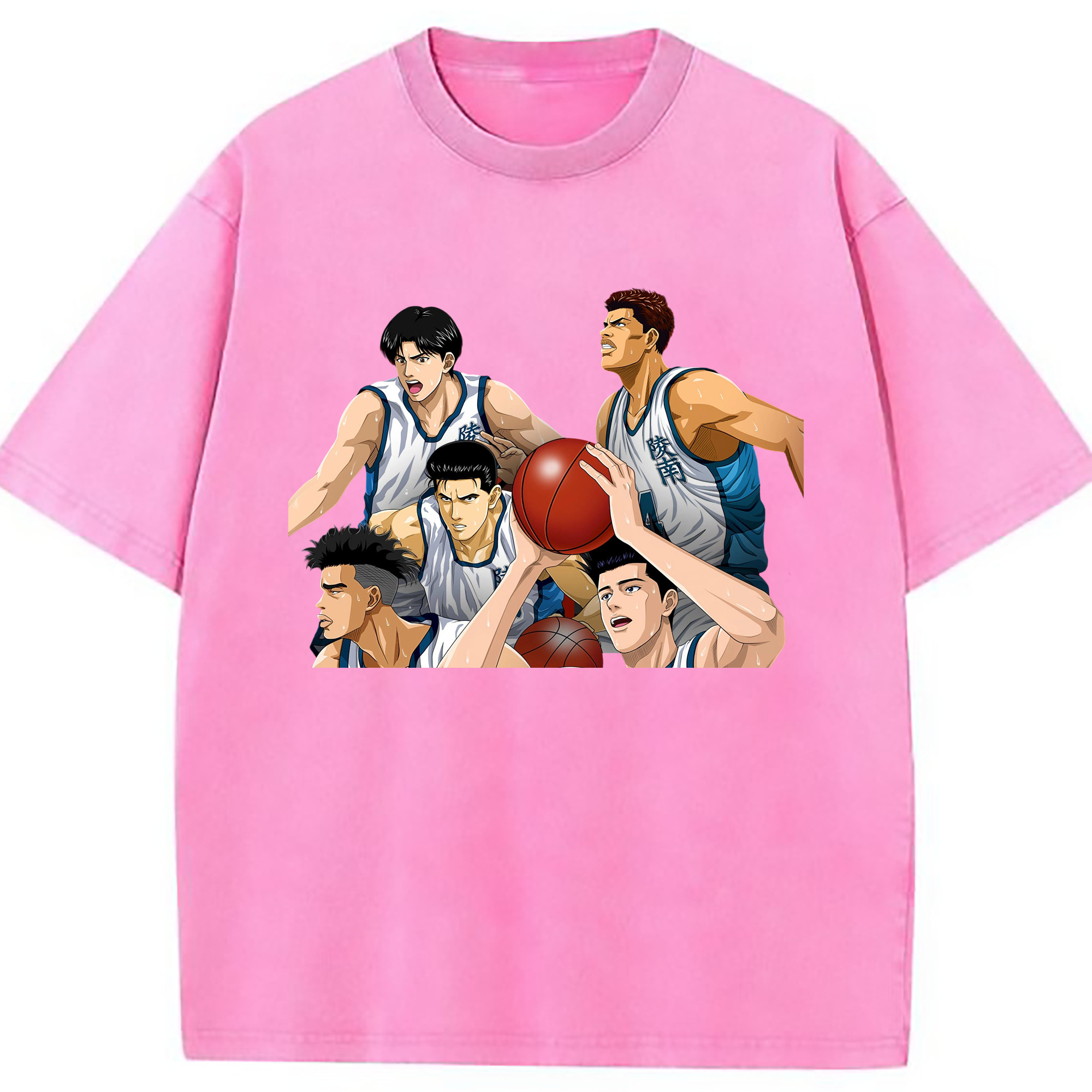 （画像用） SLAM DUNK／スラムダンク 綿100% ヴィンテージ風 半袖Tシャツ（フロントプリント）